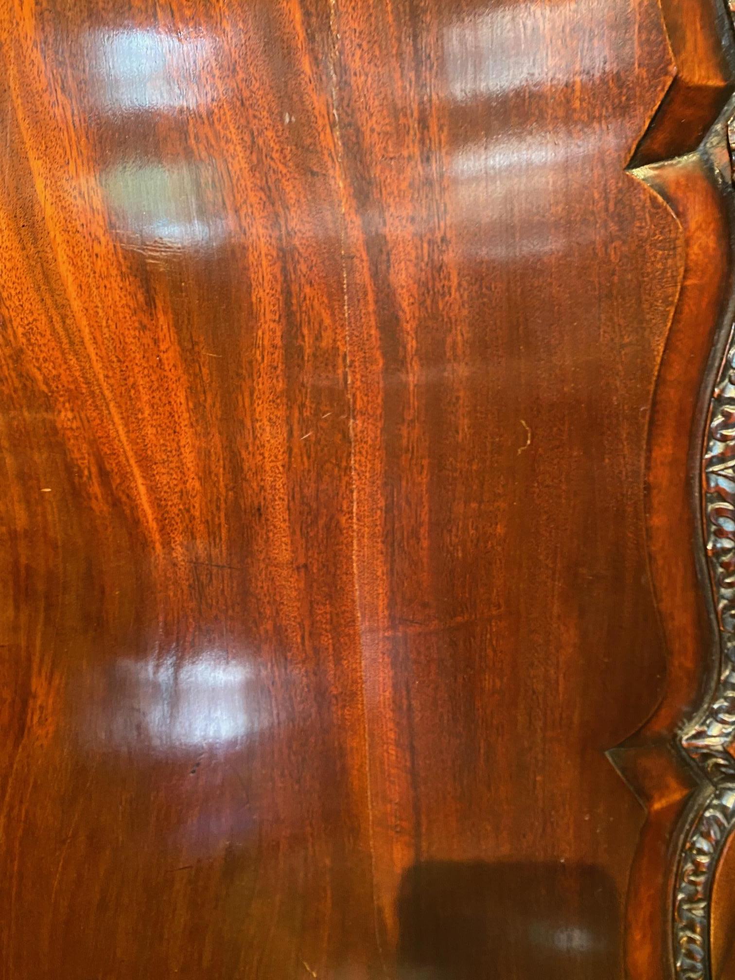 18th-Century George II Mahogany Linen Press, Attributed, Giles Grendey For Sale 6