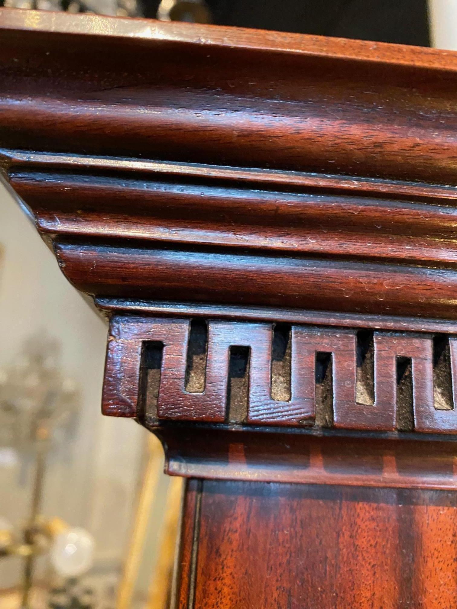 18th-Century George II Mahogany Linen Press, Attributed, Giles Grendey For Sale 2