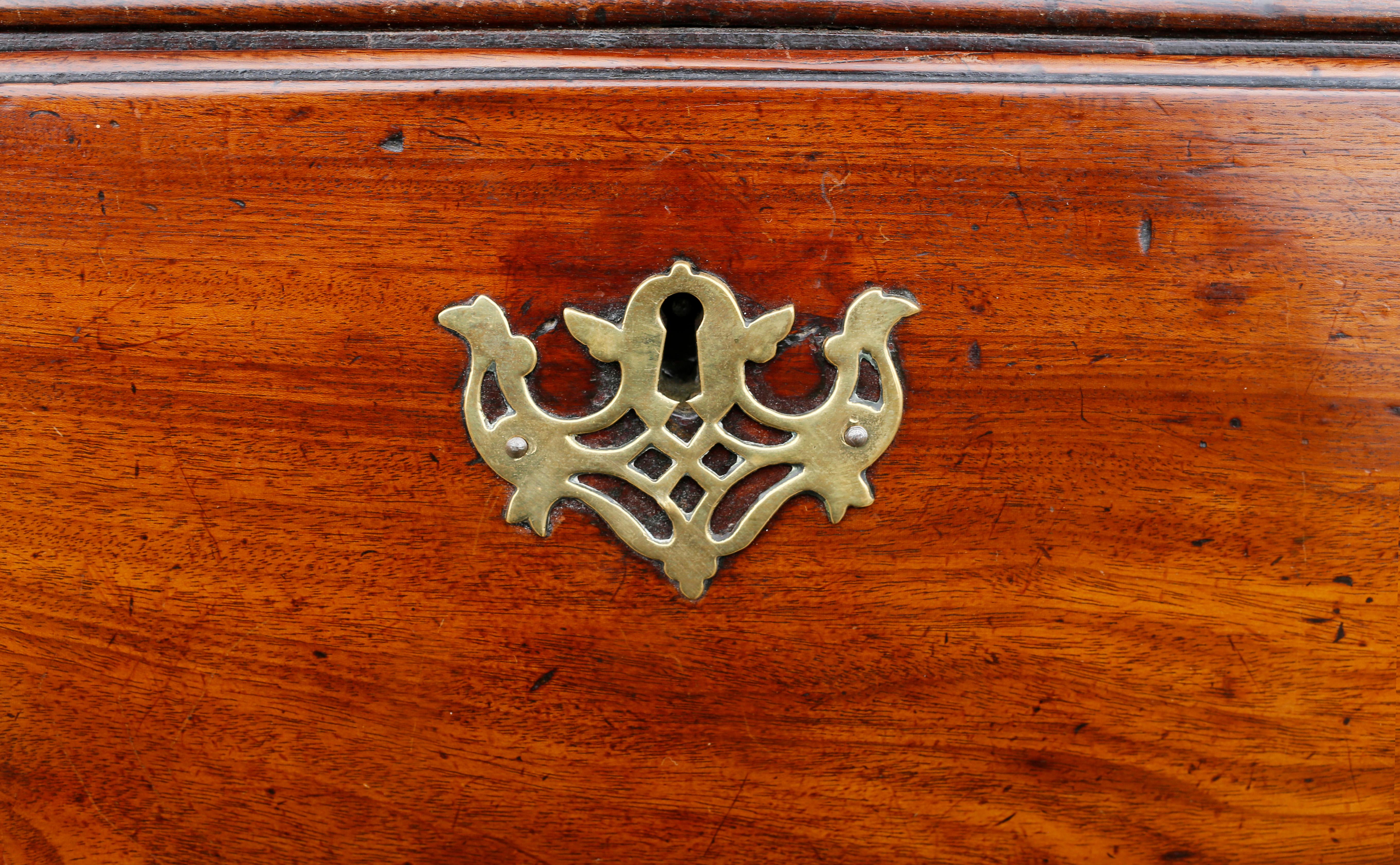 18th Century, George II Mahogany Secretary Bookcase For Sale 3