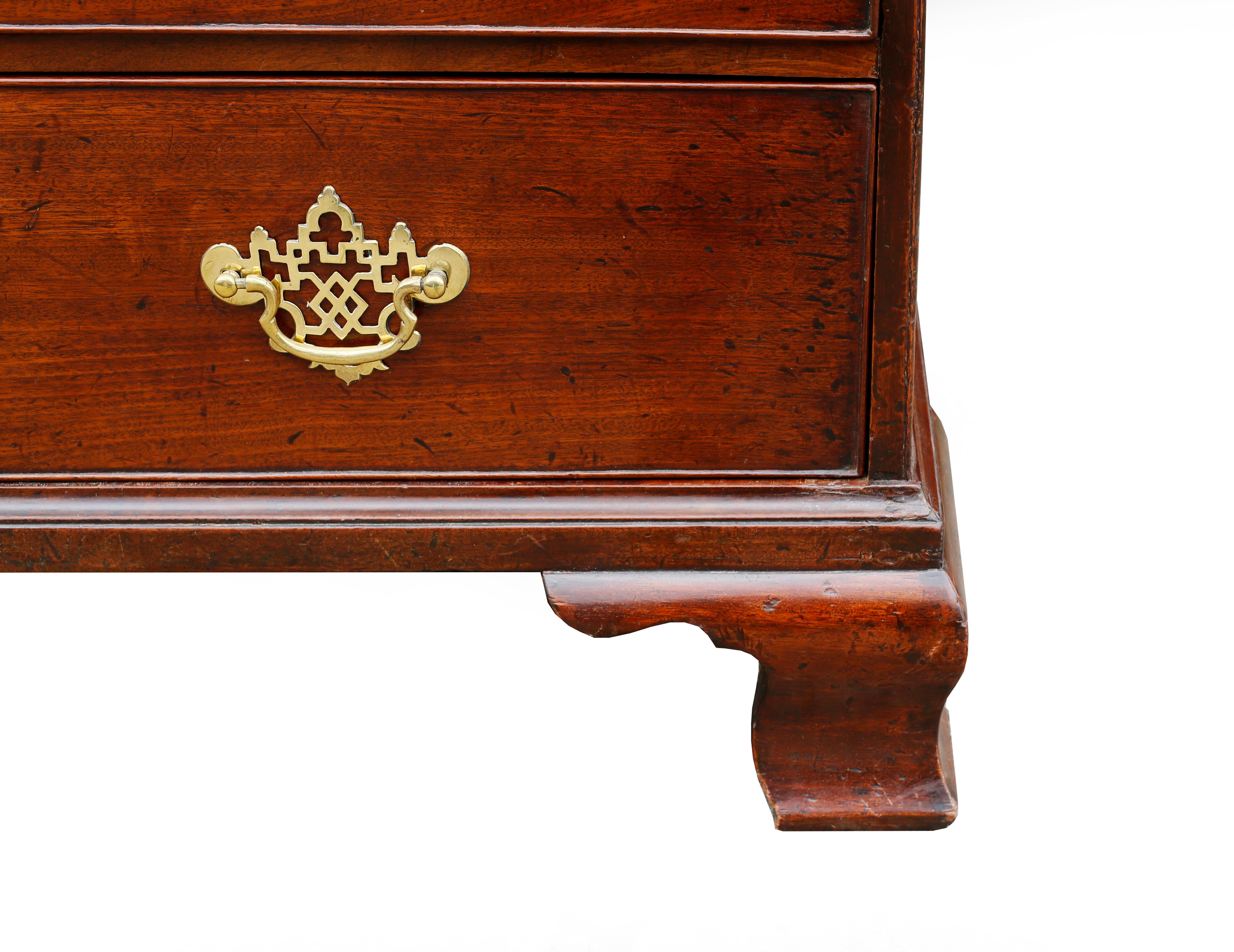 18th Century, George II Mahogany Secretary Bookcase For Sale 4