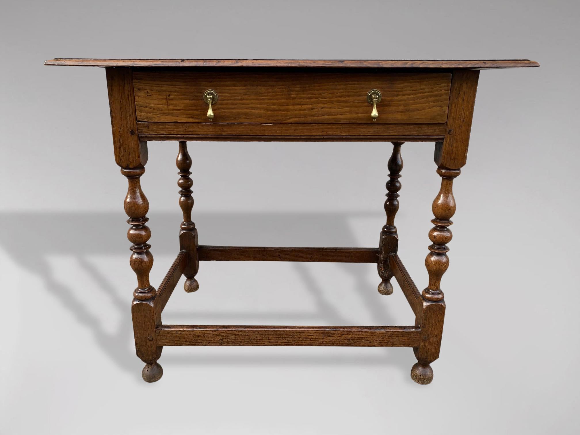 18th Century George II Period Oak Lowboy 4