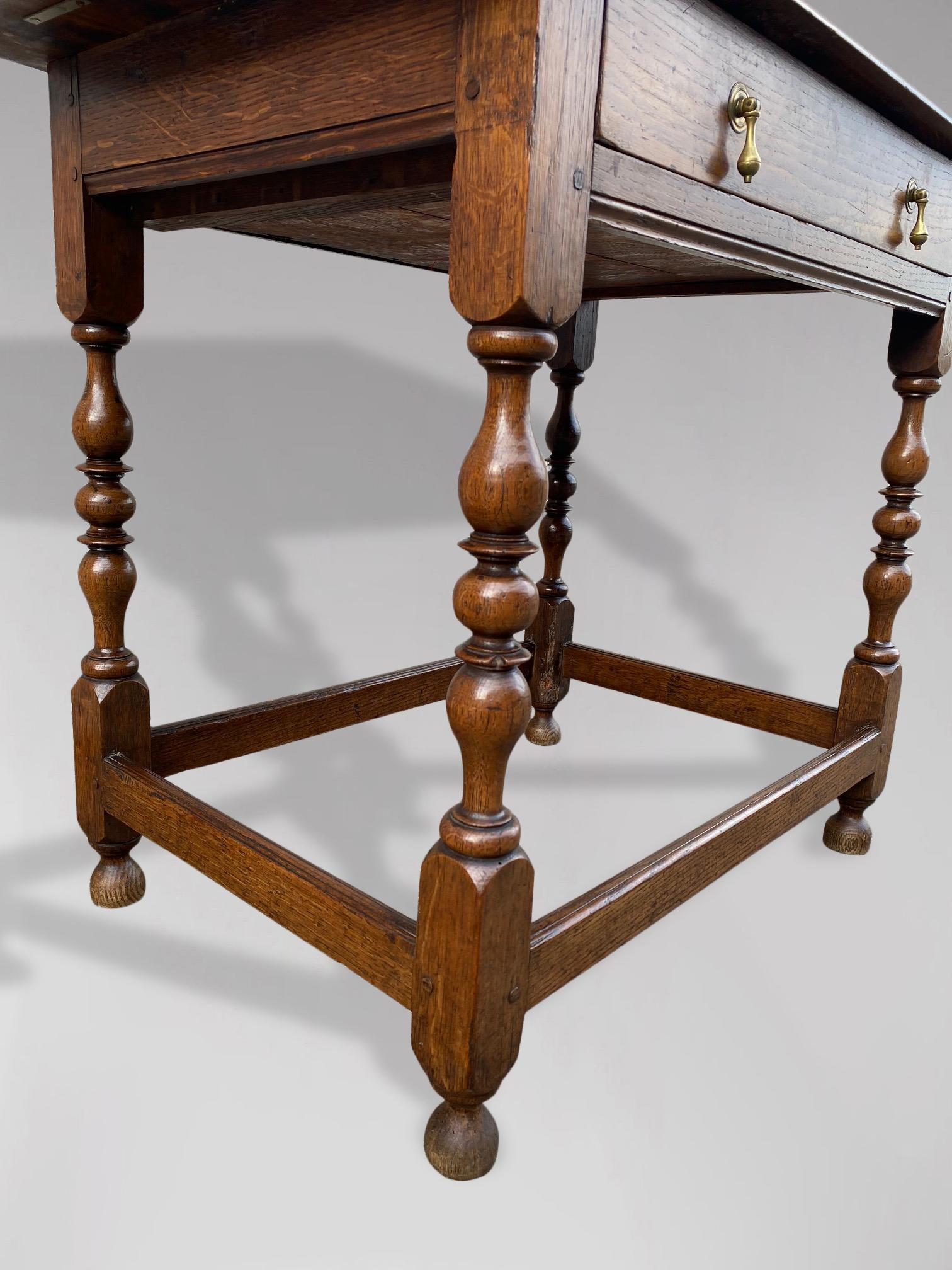 18th Century George II Period Oak Lowboy 1