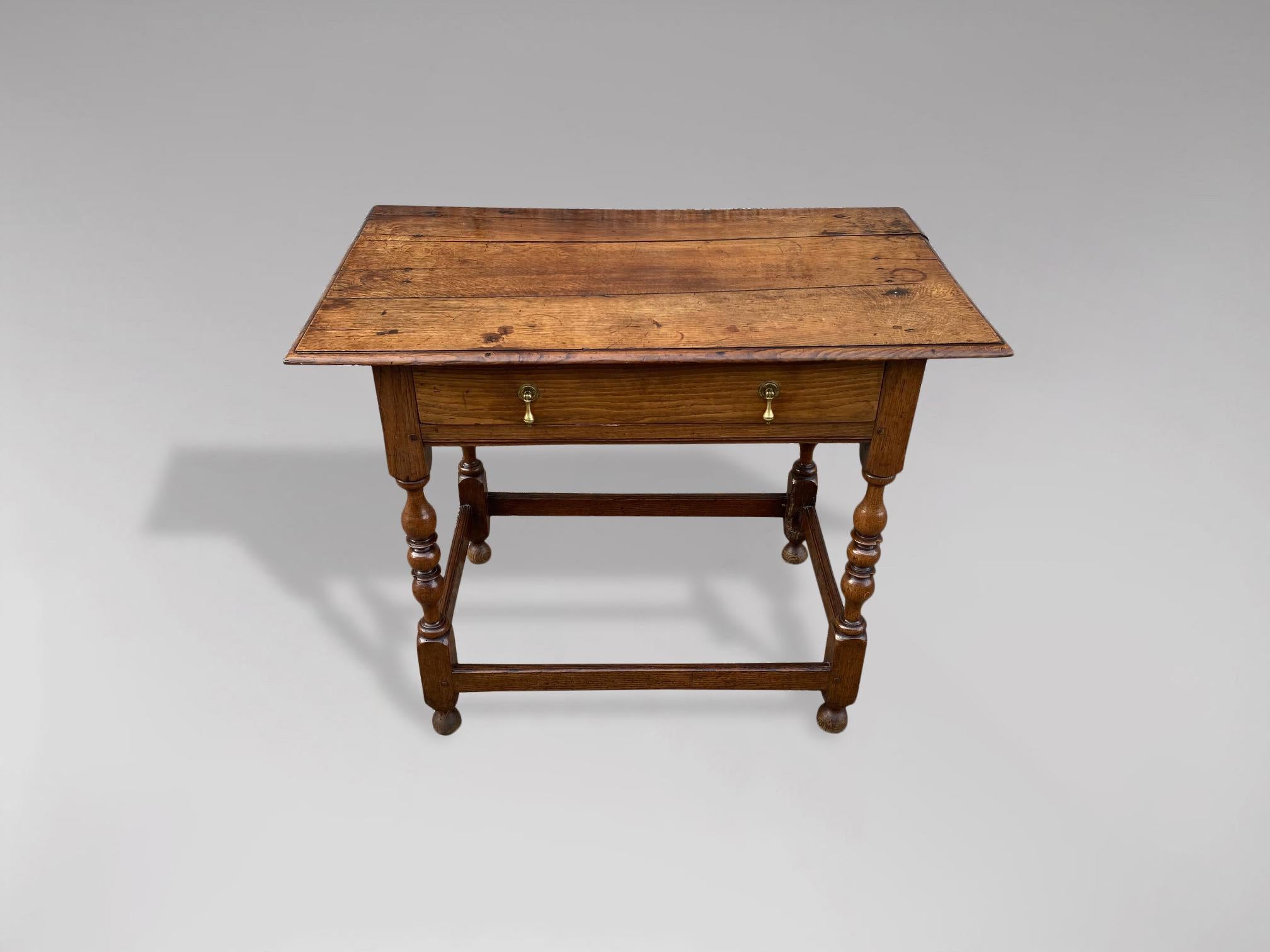 18th Century George II Period Oak Lowboy 2
