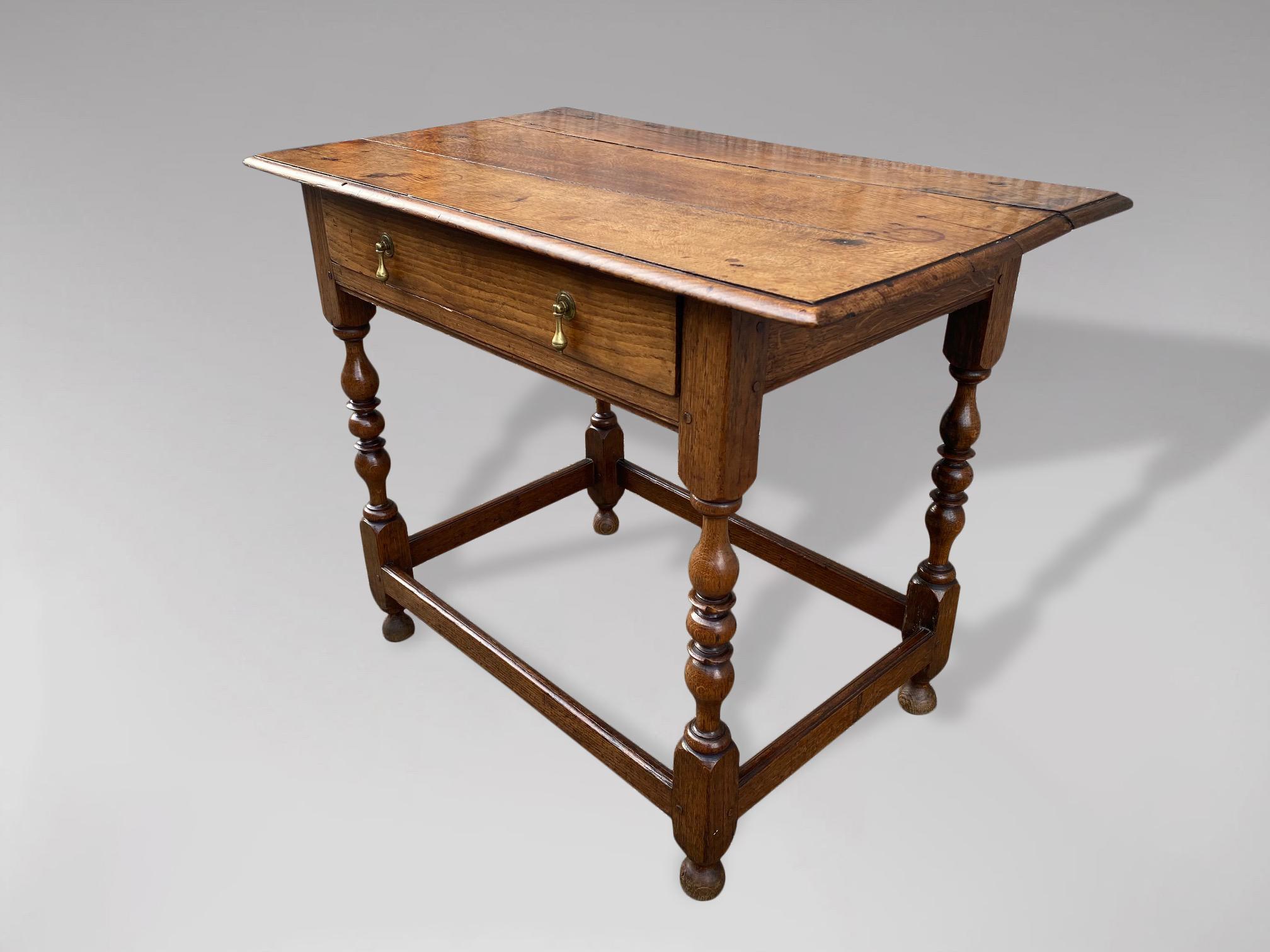 18th Century George II Period Oak Lowboy 3