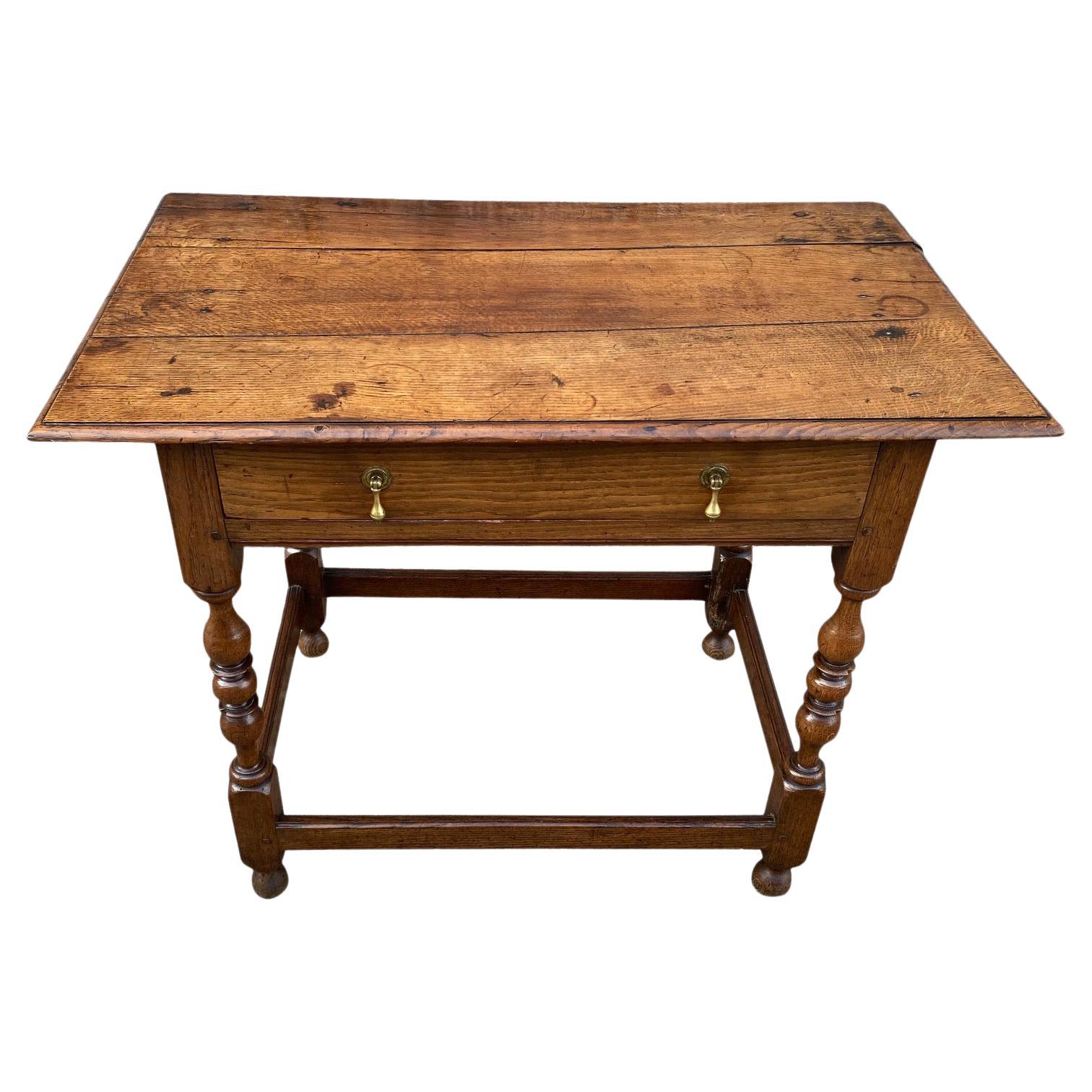 18th Century George II Period Oak Lowboy