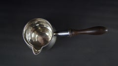 18th Century George II Silver Brandy Saucepan by John Swift