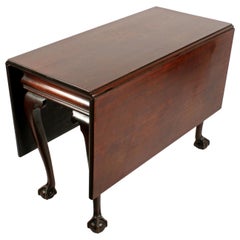 18th Century George II Walnut Drop Leaf Dining Table
