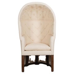 18th Century George III Canopied Porters Chair