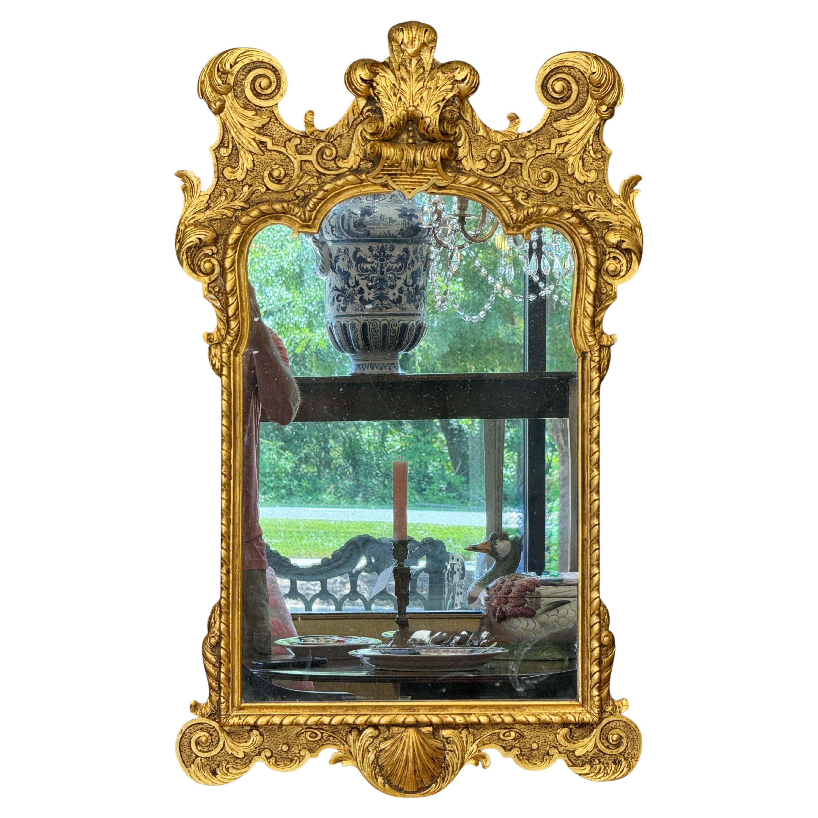 Spiegel aus geschnitztem Giltwood aus dem 18. Jahrhundert George III