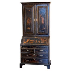 18th Century George III Chinoiserie Secretary