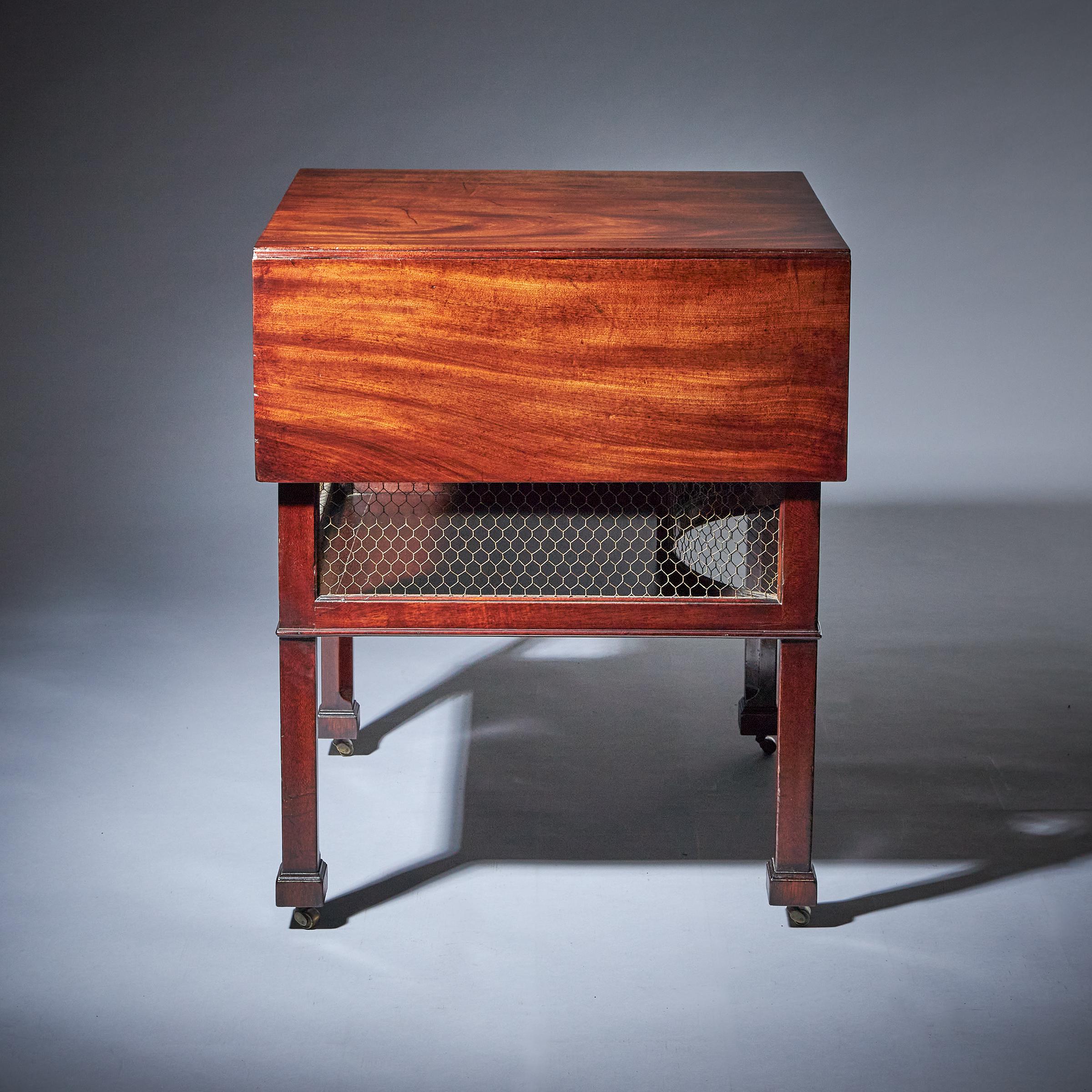 18th Century and Earlier 18th Century George III Chippendale Period Mahogany Pembroke Supper Table