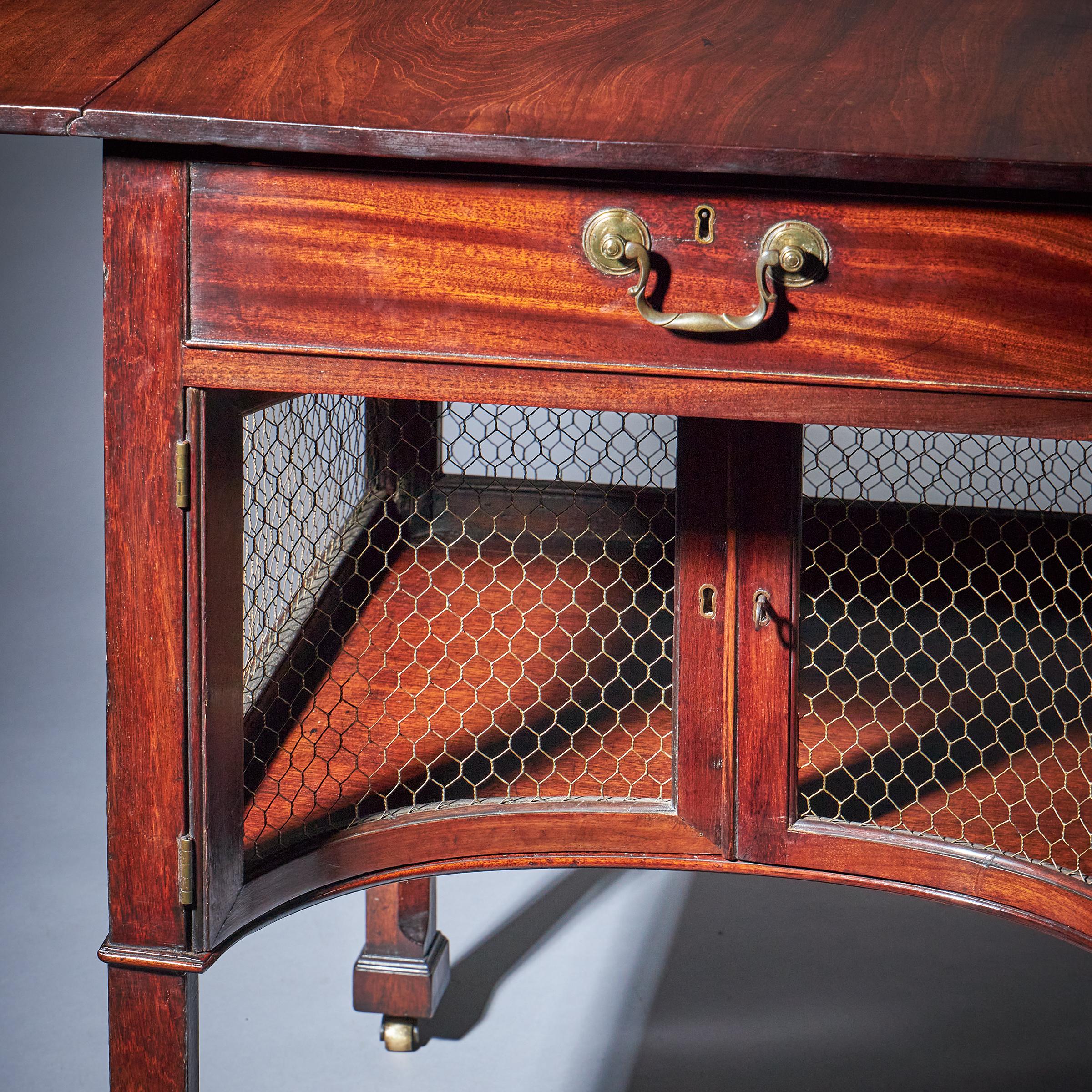 18th Century George III Chippendale Period Mahogany Pembroke Supper Table 2