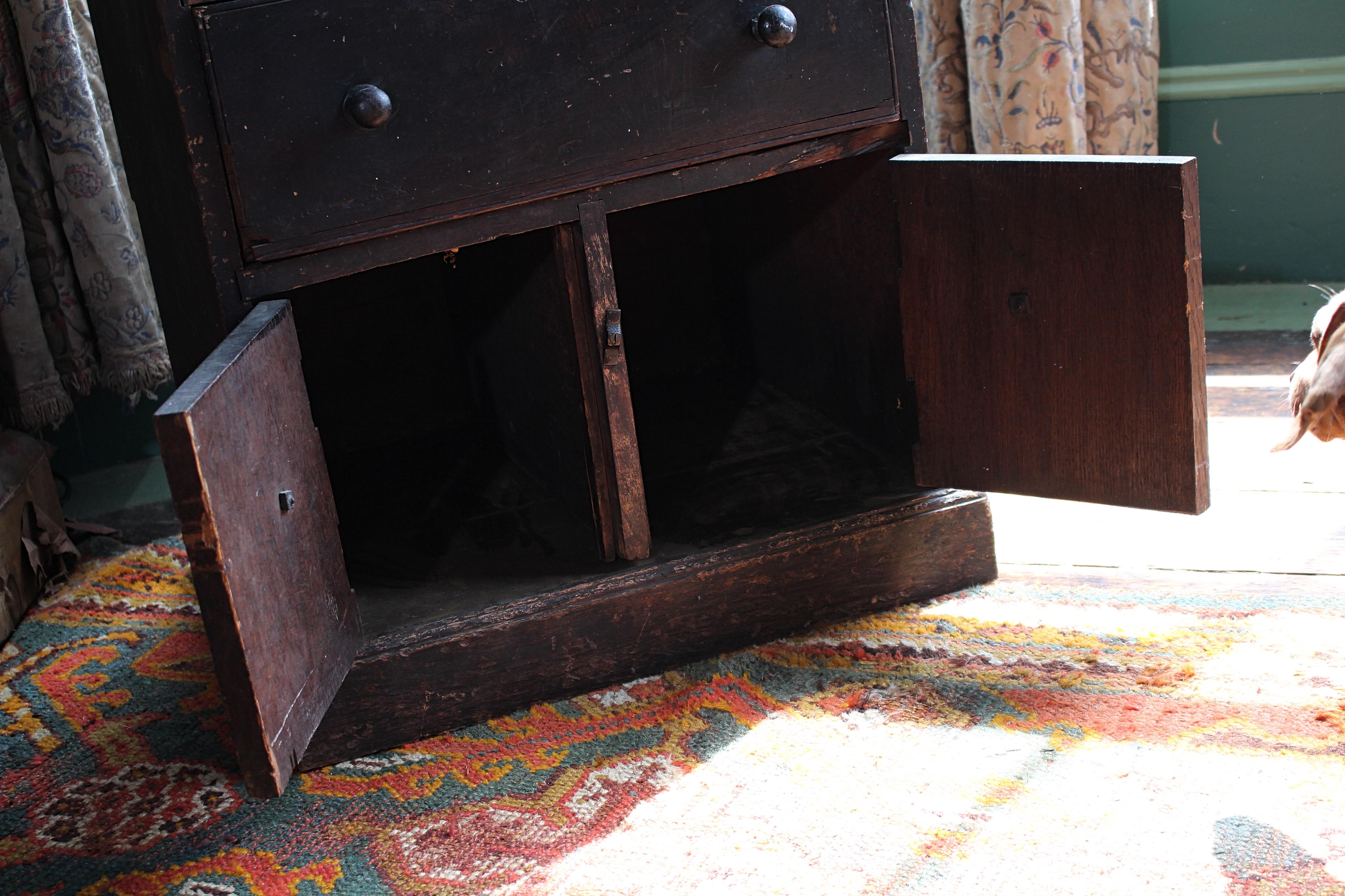 18th Century George III Dormitory Graffitied Bureau Winchester College Desk For Sale 8