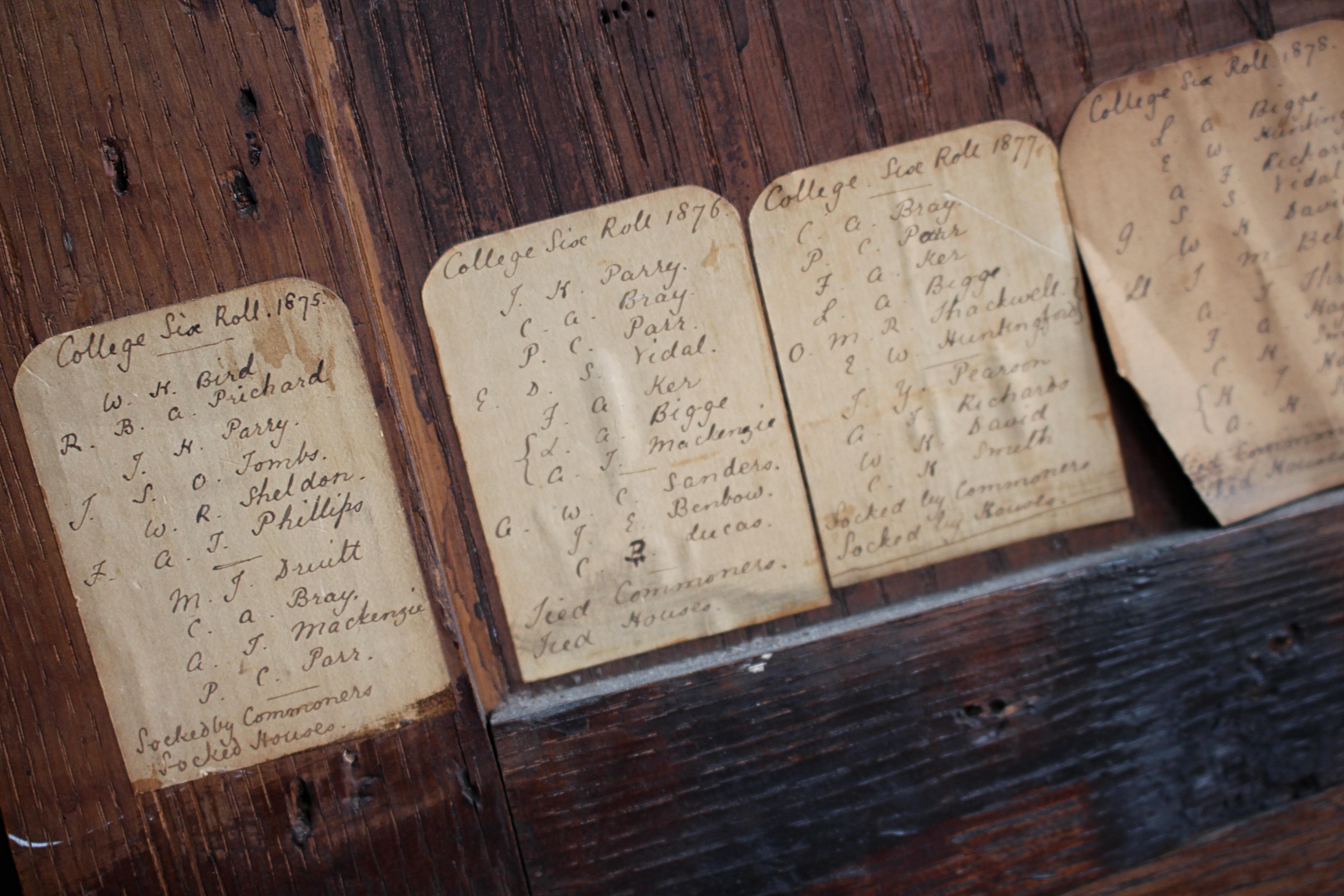 18th Century George III Dormitory Graffitied Bureau Winchester College Desk For Sale 13