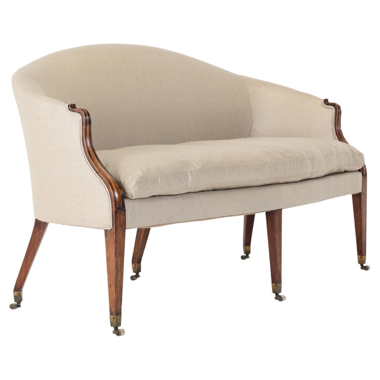 Mahagoni-Sofa „Hepplewhite“ aus dem 18. Jahrhundert im Angebot bei 1stDibs