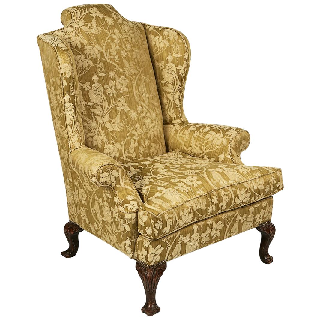 18th Century George III Irish Wing Chair