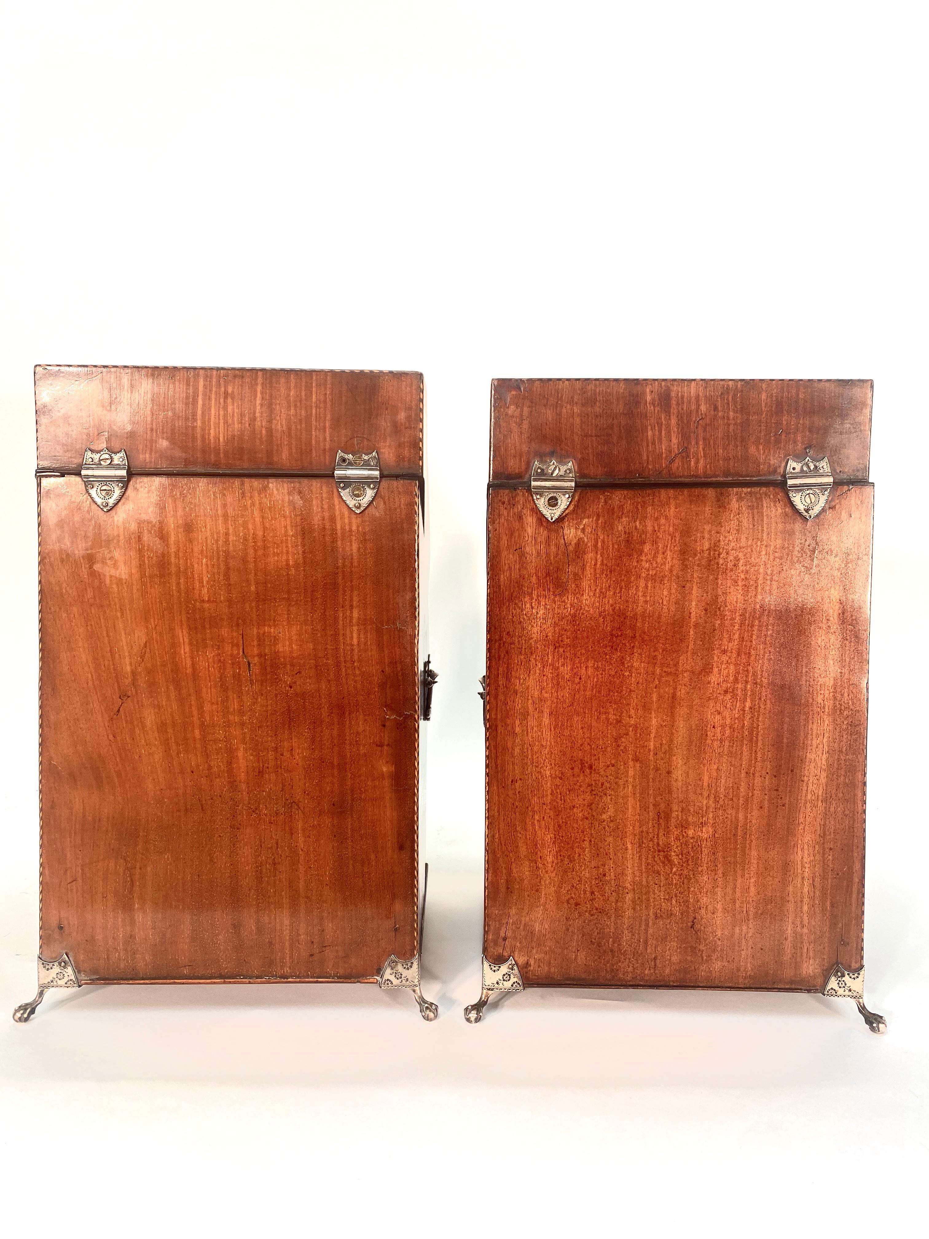 18th Century George III Knife Boxes In Good Condition In Nashville, TN