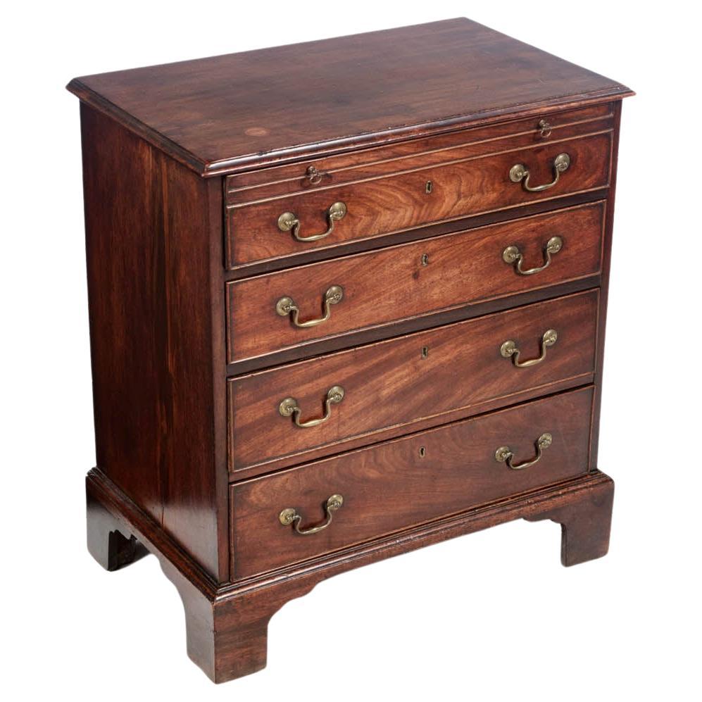 18th Century George III Mahogany Bachelor’s Chest For Sale