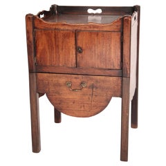 Antique 18th Century George III Mahogany Bedside Commode