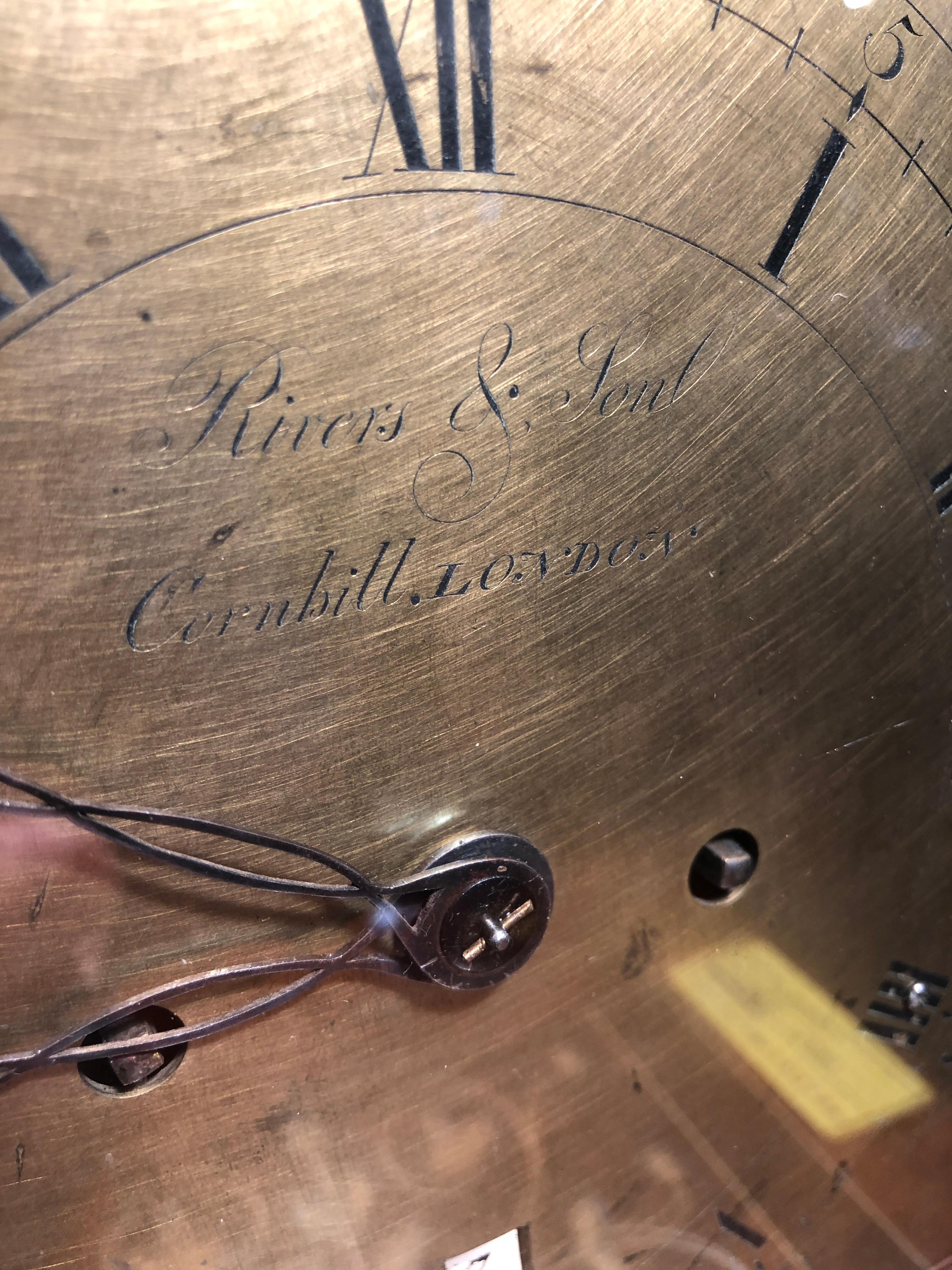 18th Century George III Mahogany Bracket Clock, 1780s 6