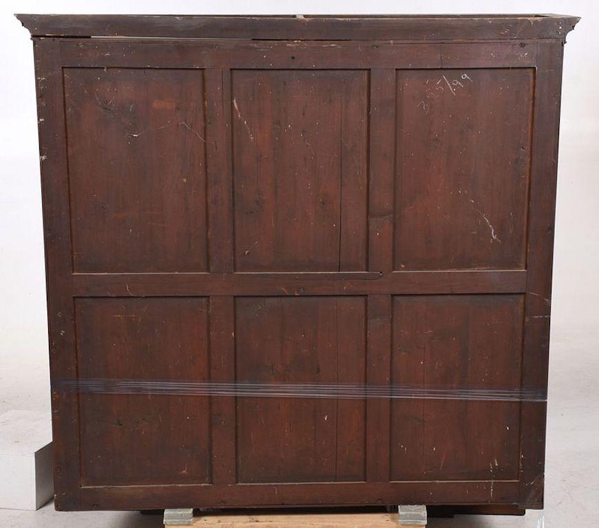 18th Century George III Mahogany Breakfront Bookcase Display Cabinet 2
