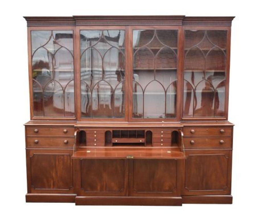 Libreria a due ante in mogano di Giorgio III del XVIII secolo in vendita 4