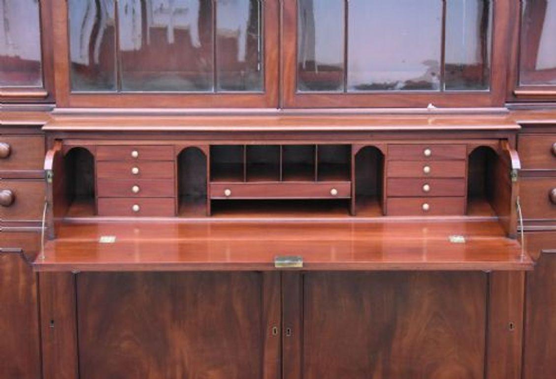 Libreria a due ante in mogano di Giorgio III del XVIII secolo in vendita 5