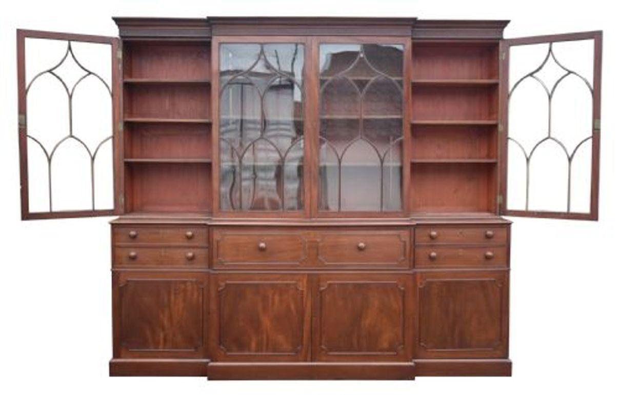 Libreria a due ante in mogano di Giorgio III del XVIII secolo in vendita 6