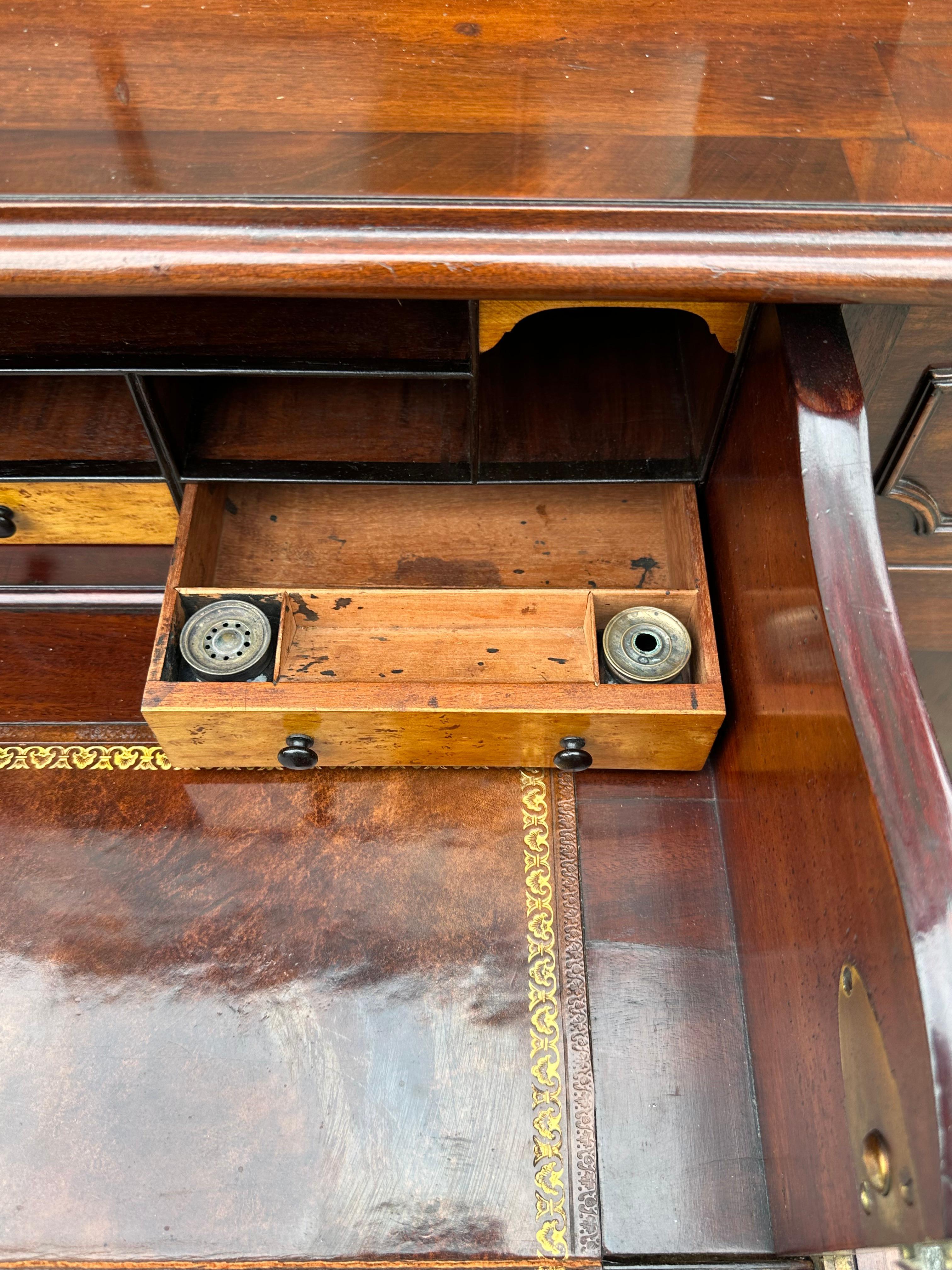 18th Century George III Mahogany Breakfront Bookcase 2