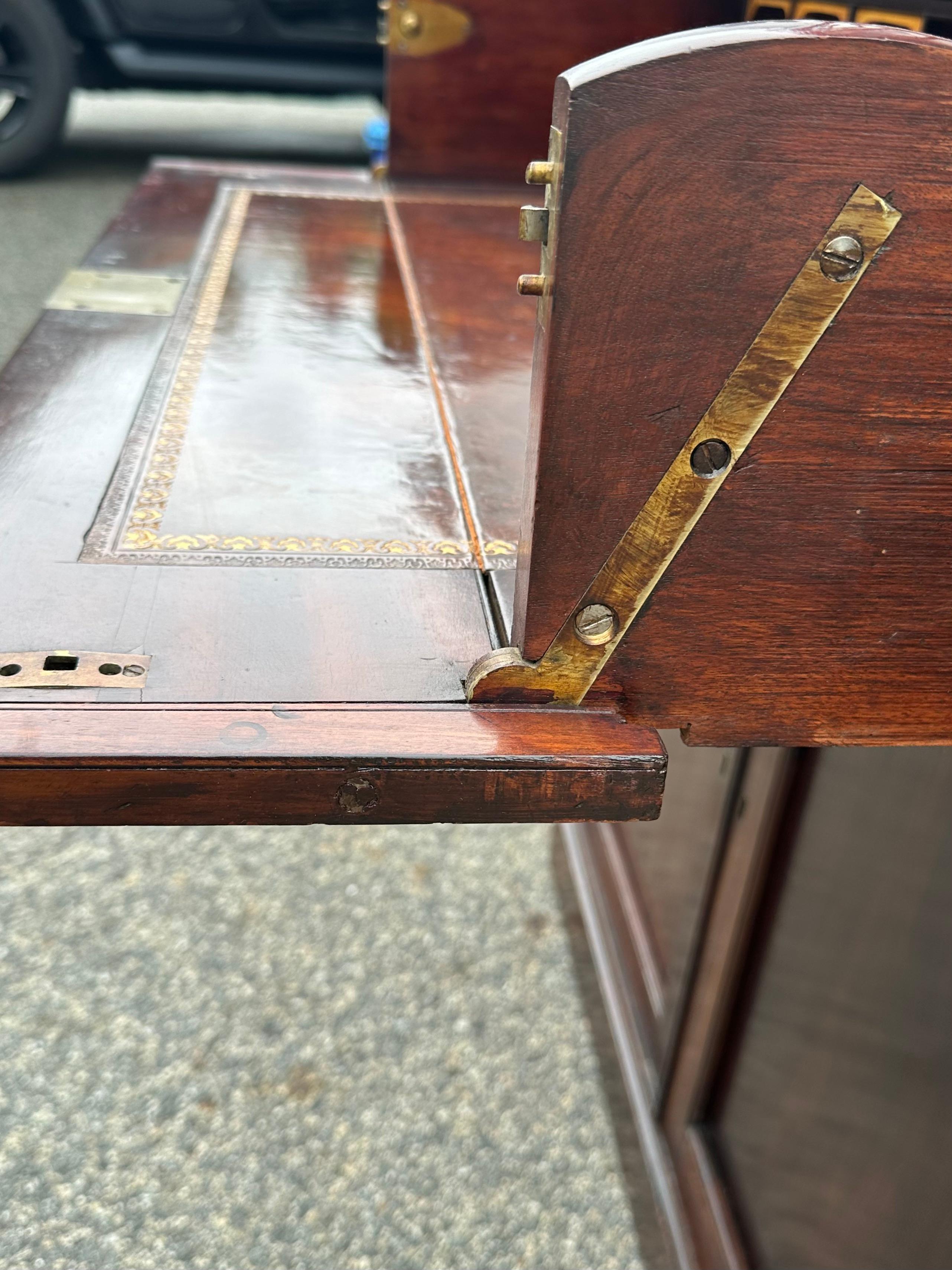18th Century George III Mahogany Breakfront Bookcase 3