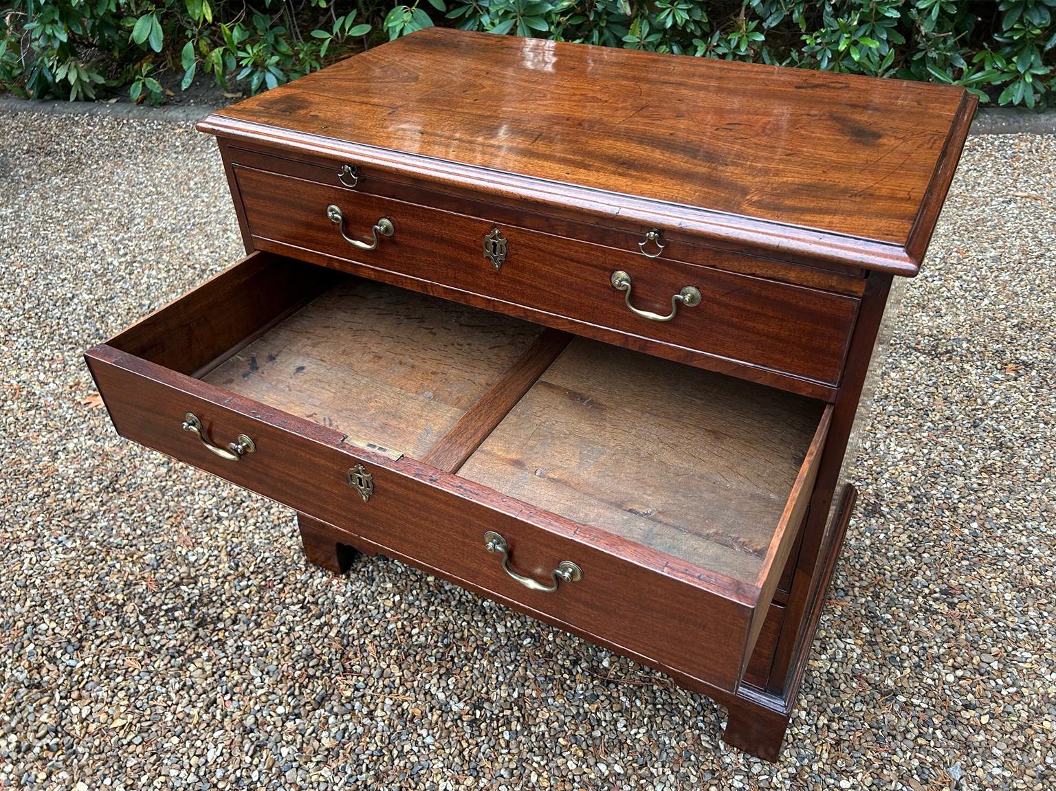 Cassettiera in mogano di Giorgio III del XVIII secolo in vendita 4