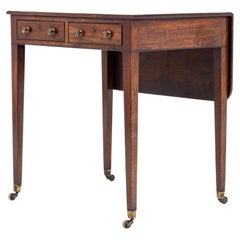 18th Century George III Mahogany Drop Flap Side Table