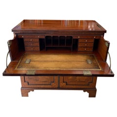 Armoire secrétaire en acajou du 18ème siècle de style George III