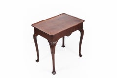 18th Century George III Mahogany Silver Table