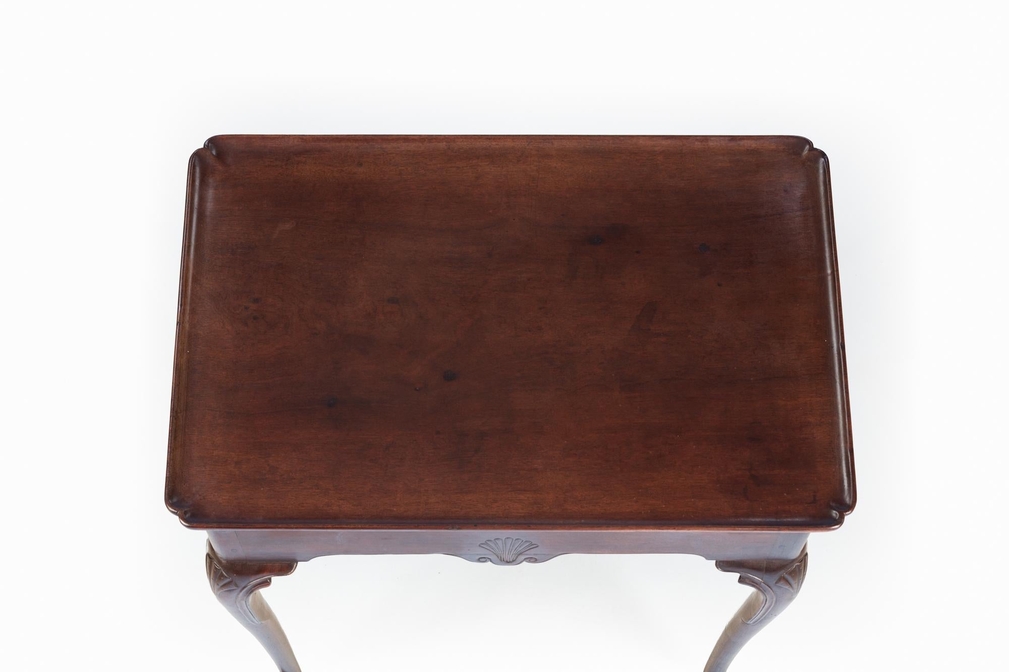 Irish 18th Century George III Mahogany Silver Table For Sale