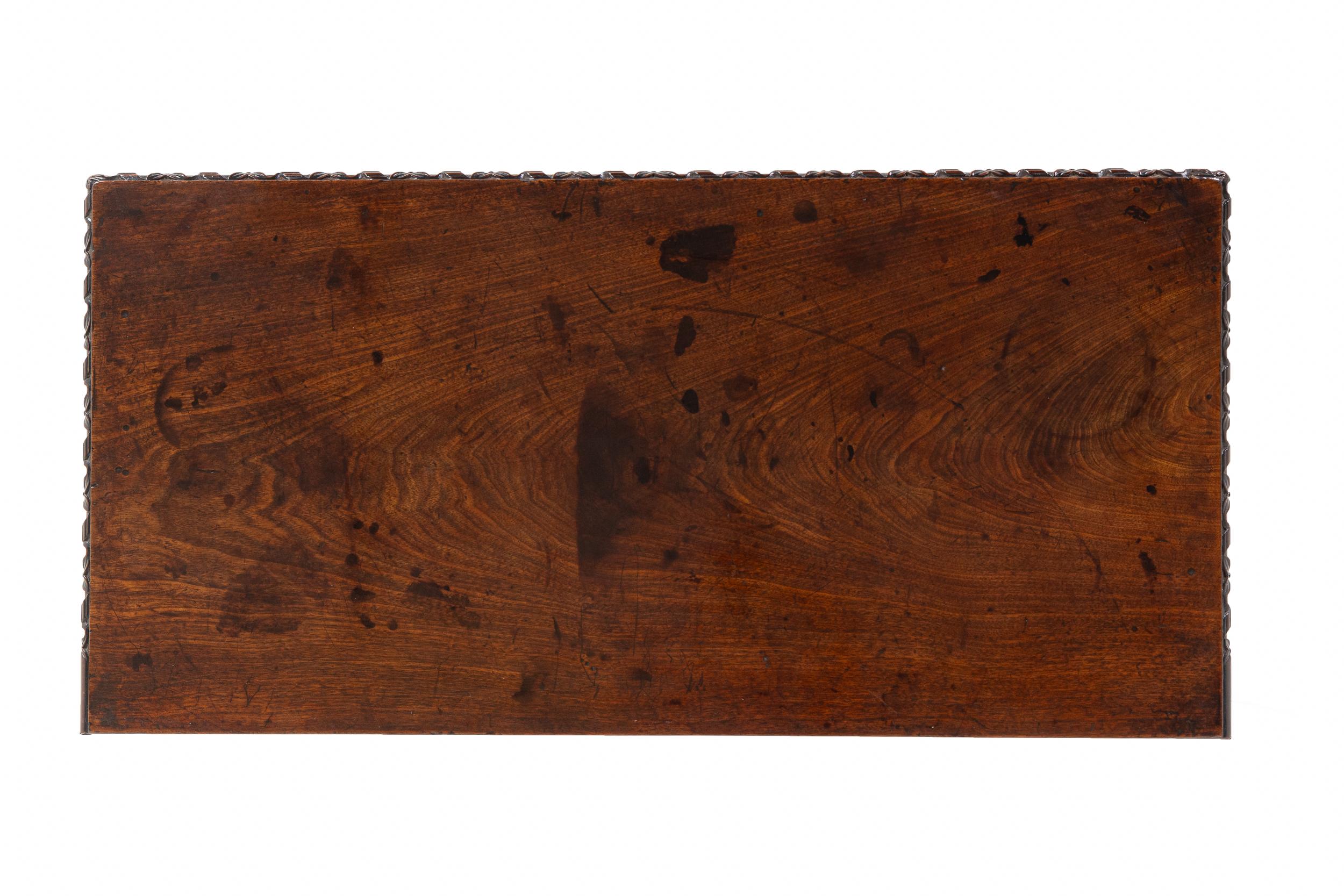 18th Century George III Mahogany Tea Table For Sale 6