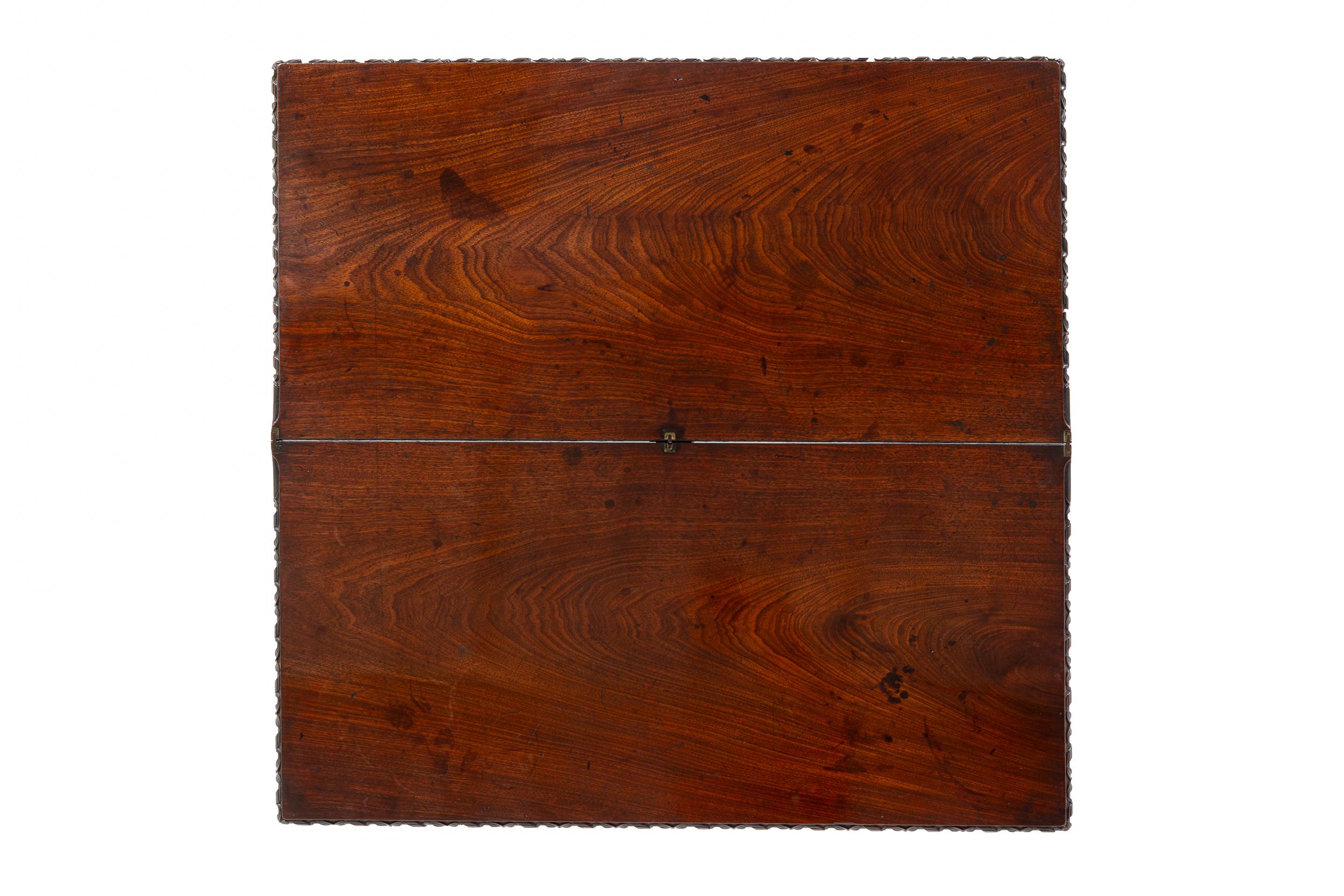 18th Century George III Mahogany Tea Table For Sale 5