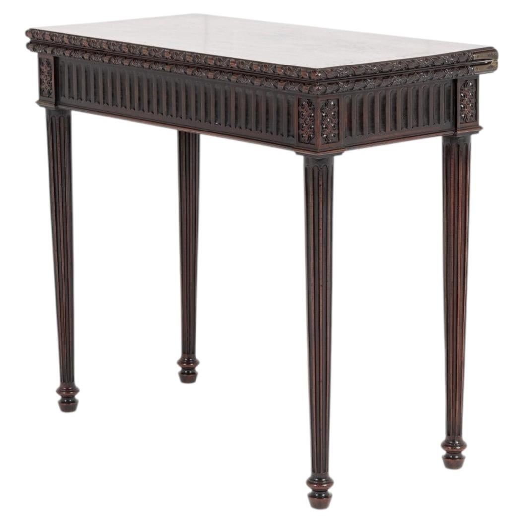 18th Century George III Mahogany Tea Table