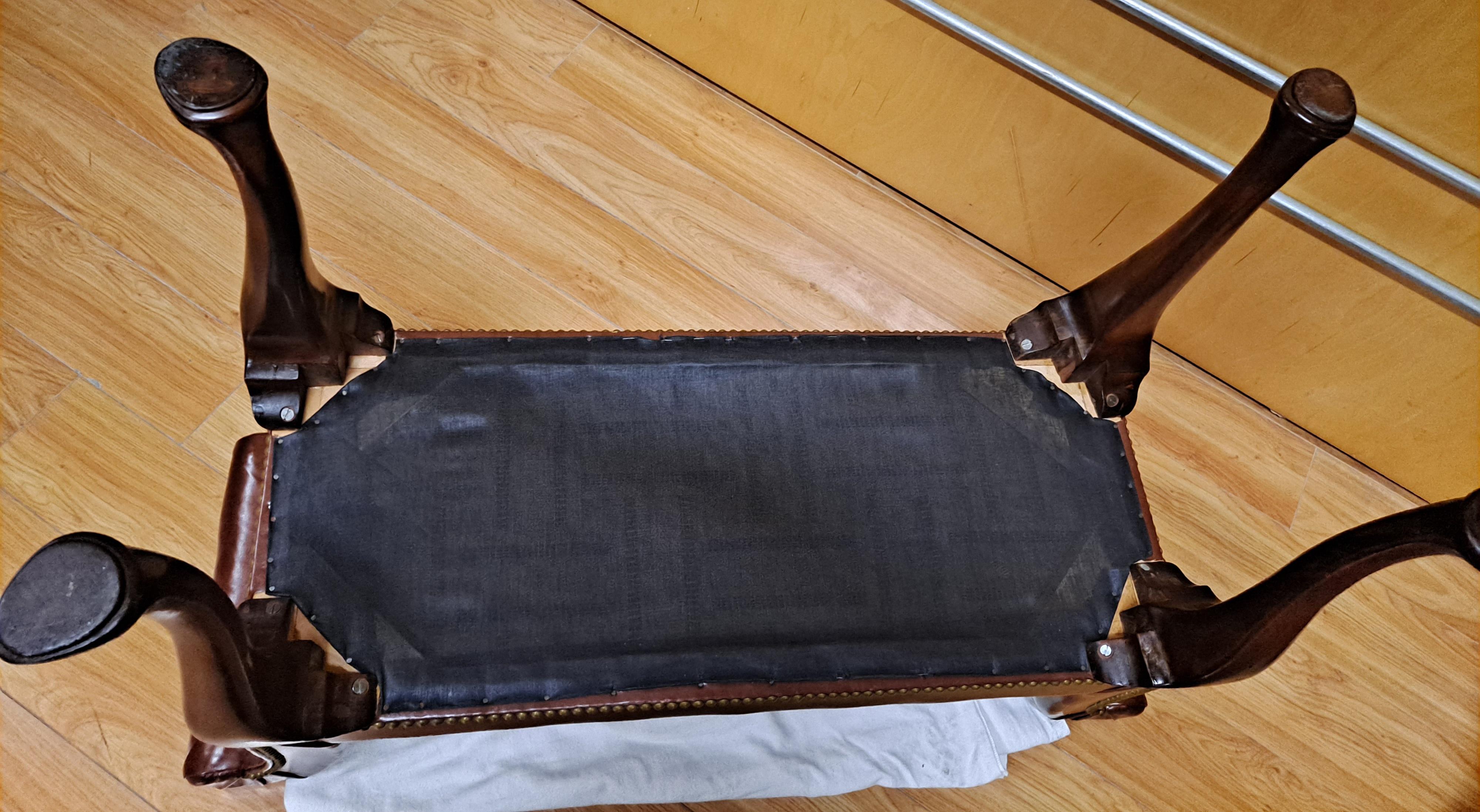 Siège de fenêtre en acajou George III du XVIIIe siècle en vente 5