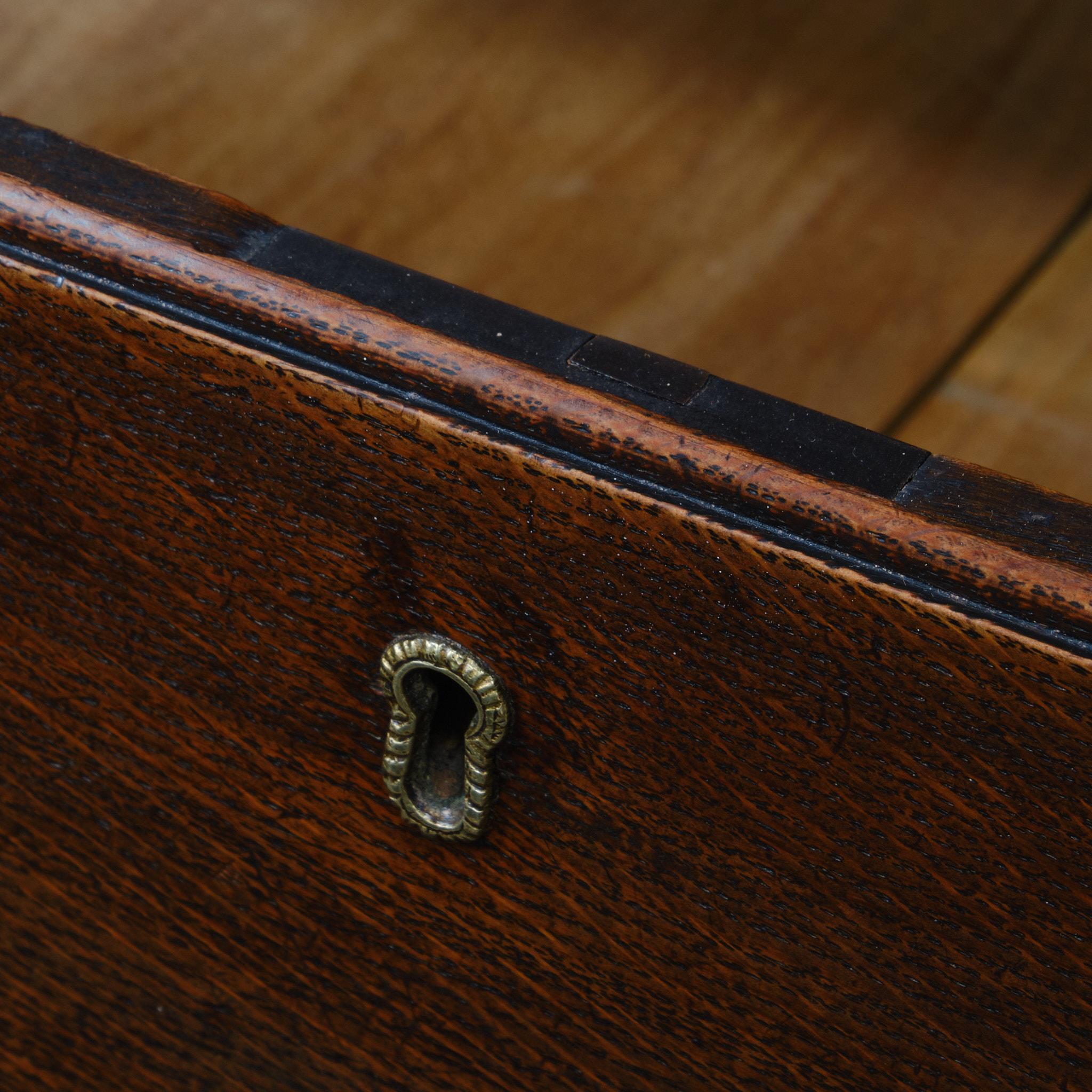 Cassettiera in quercia di Giorgio III del XVIII secolo in vendita 5