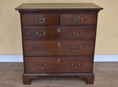 18th Century George III Oak Chest of Drawers