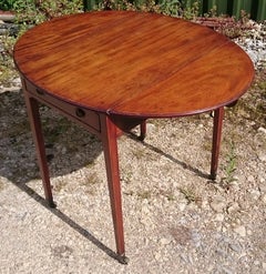 18th Century George III Period Mahogany Antique Pembroke Table
