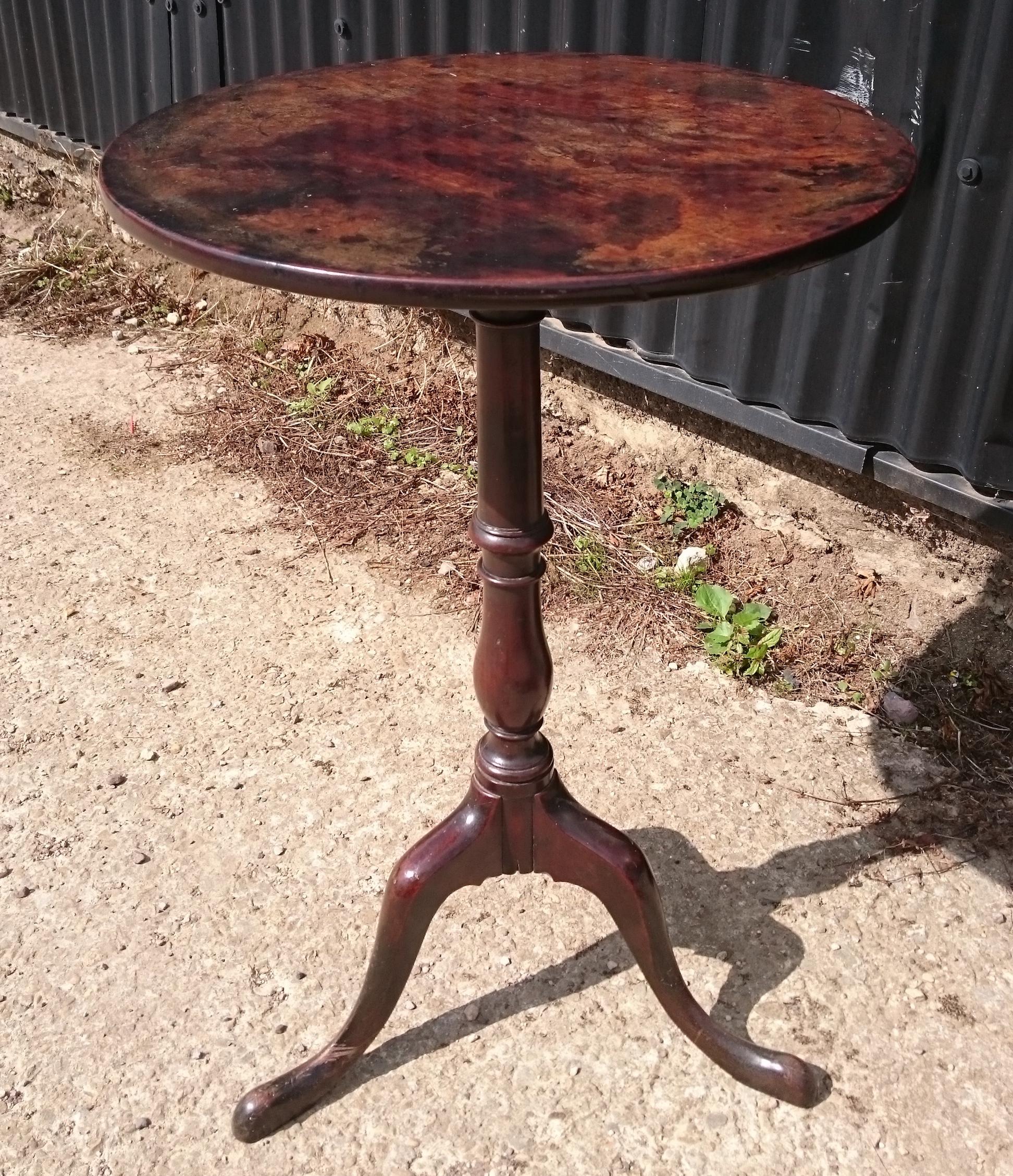 antique tripod table