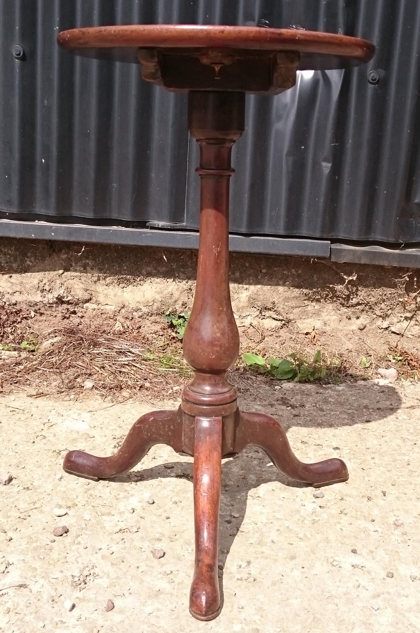 antique tripod table