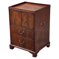 18th Century George III Period Mahogany Bedside Commode