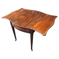 18th Century George III Period Mahogany Butterfly Pembroke Table