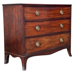 Antique 18th Century George III Period Mahogany Chest of Drawers