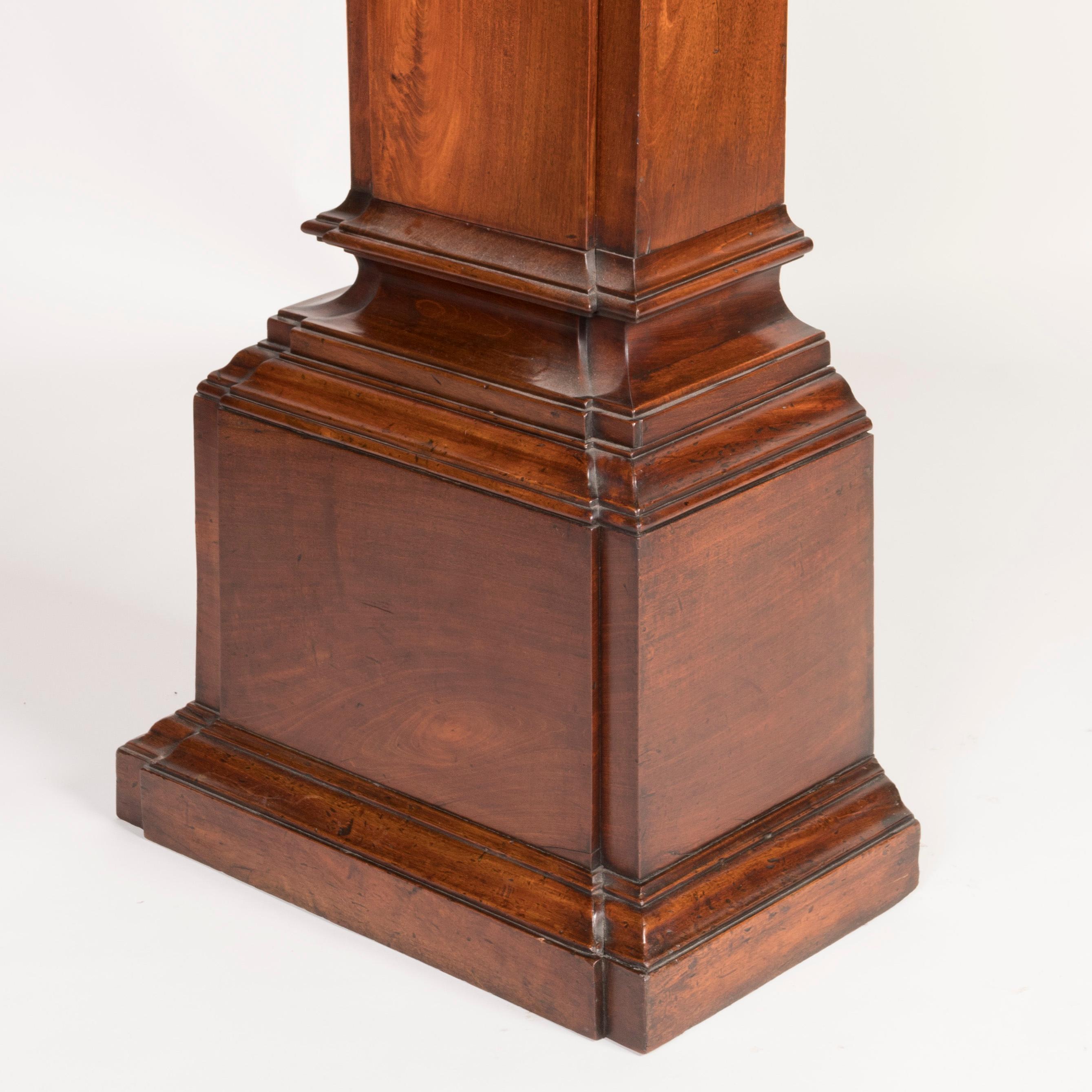18th Century George III Period Mahogany Longcase Clock by Henry Hindley of York For Sale 1