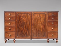 18th Century George III Period Mahogany Low Gentleman's Press