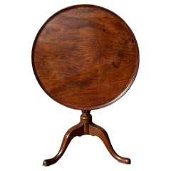 Mesa trípode de caoba del siglo XVIII, época de Jorge III